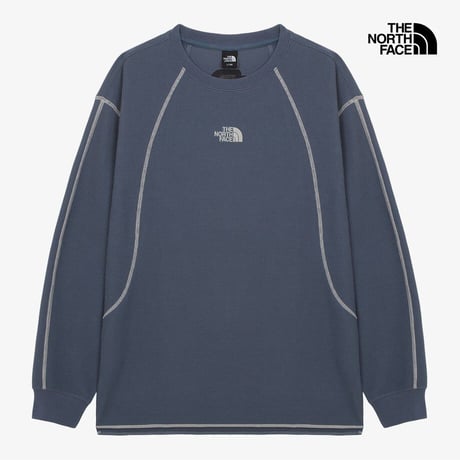 M'S SERRA L/S R/TEE LIGHT NAVY NT7TR53C