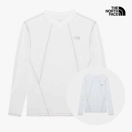 VANE L/S R/TEE WHITE NT7TS07B