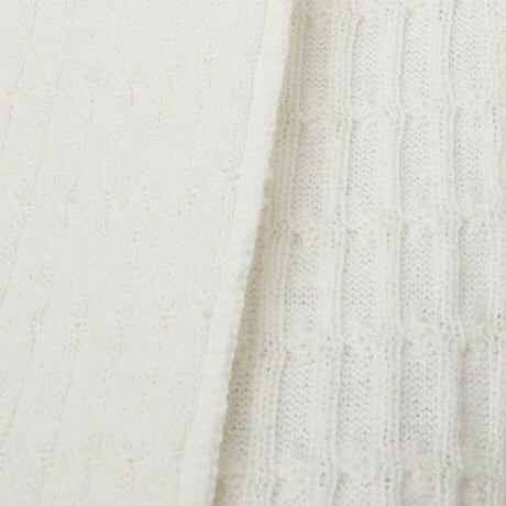 DELIGHT WOOL SHAWL WHITE NA5IR82B