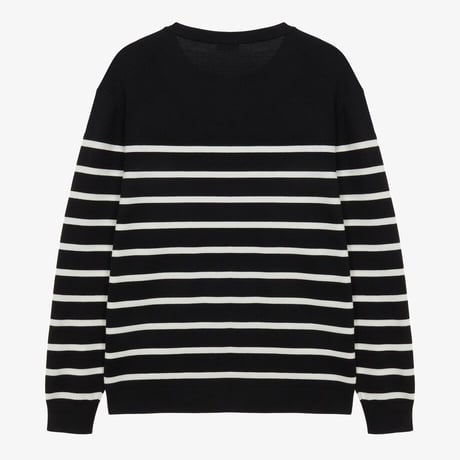 M'S BORGA STRIPE SWEATER BLACK NT7AR70A