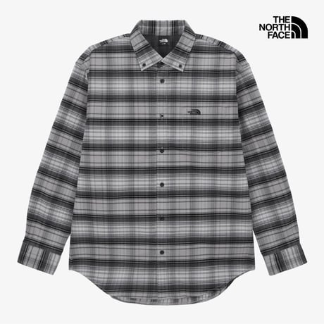 M'S EVERPEAK L/S SHIRTS CHARCOAL NH8LS50B