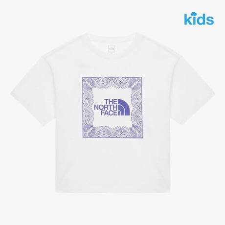 K'S LITTLE GLAMP S/S R/TEE WHITE NT7UR12S