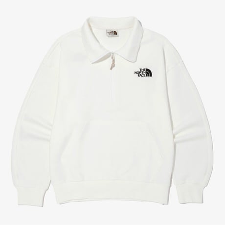 COMFY HALF ZIP SWEATSHIRTS IVORY NM5MQ01K