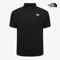 【SUMMIT SERIES】EIGER S/S ZIP TEE BLACK NT7KS01A