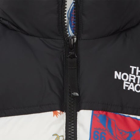 K'S PRINT NUPTSE JACKET (RDS) WHITE NJ1DR65T