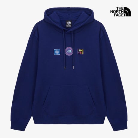 【SUMMIT SERIES】U EXPLORER BADGES RLX HOODIE-GRAPHIC BLUE NM5PS79B