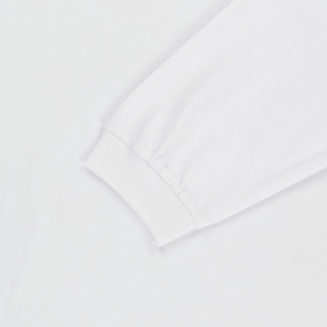 ESSENTIAL L/S R/TEE WHITE NT7TS02K