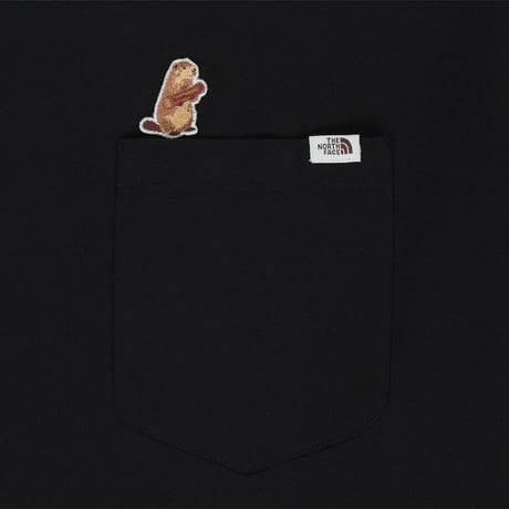 FABLE POCKET S/S R/TEE BLACK NT7US26K