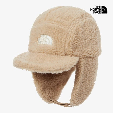 FLUFFY EARMUFF CAMP CAP BEIGE NE3CS57B