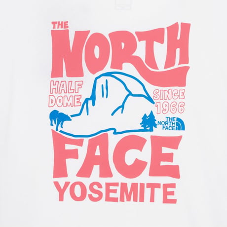 K'S HALF DOME S/S R/TEE WHITE NT7UR03S