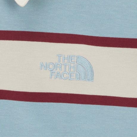 M'S EASYON STRIPE POLO TEE LIGHT BLUE NT7TR57B