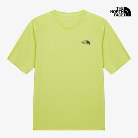 M'S TNF RUN S/S R/TEE LIME NT7US14F