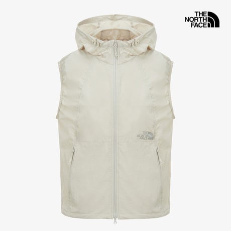 W'S SOFTY HOODIE VEST SAND SHELL NV5VS02B
