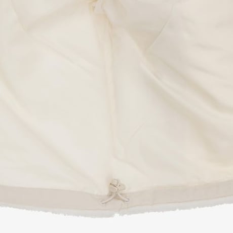 W'S PUFFY FLEECE JACKET IVORY NJ4FQ80
