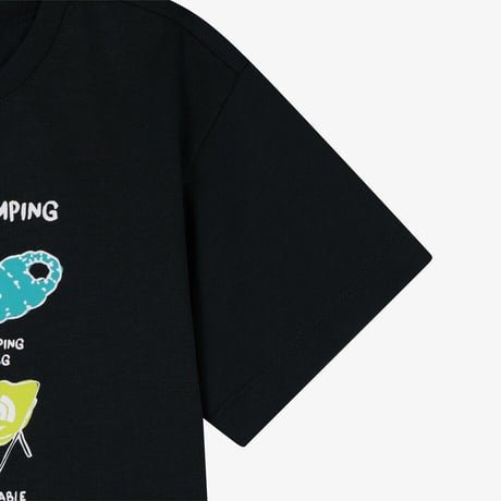 K'S CAMPHOLIC S/S TEE BLACK NT7US06S