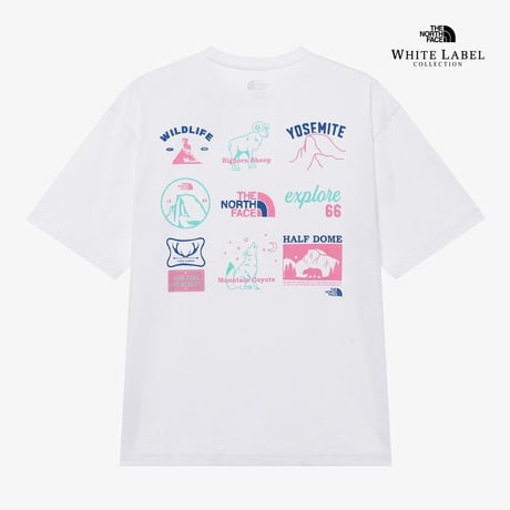 ADVENTURE S/S R/TEE WHITE NT7UR06K