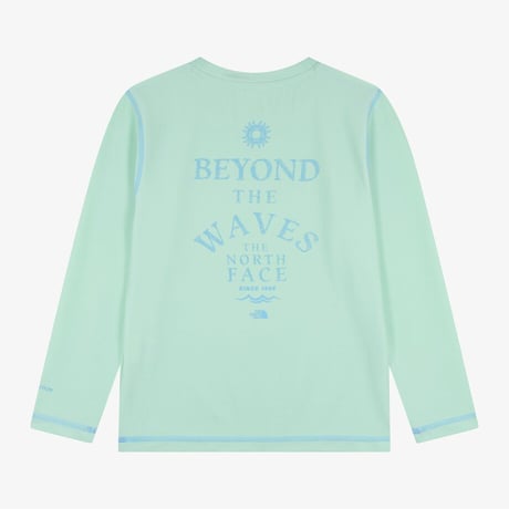 K'S SURF L/S TEE ICE GREEN NT7TS03T