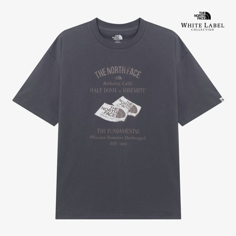 RETRO S/S R/TEE CHARCOAL GREY NT7UR05L