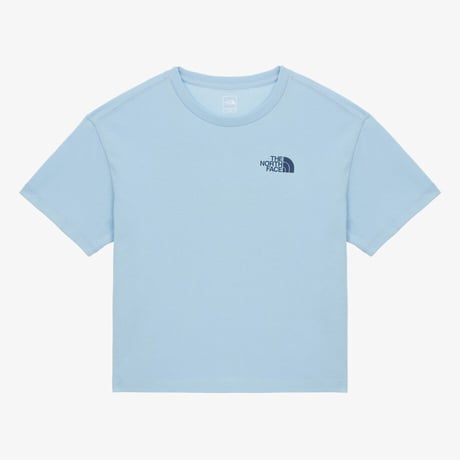 K'S LITTLE GLAMP S/S R/TEE LIGHT BLUE NT7UR12U
