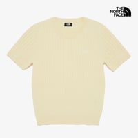 W'S HOLIDAY S/S SWEATER LIGHT YELLOW NT7AR30B