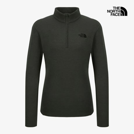 W'S FORGE L/S ZIP TEE SEPIA NT7LS82A