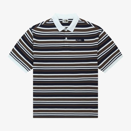 STRIPE S/S POLO NAVY NT7PR03J