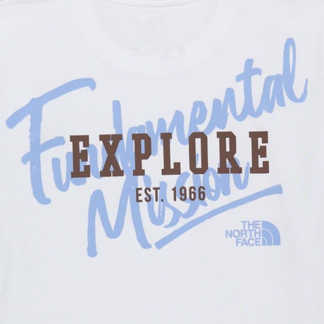 GRAFFITI EX S/S R/TEE WHITE NT7US23K