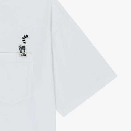 FABLE POCKET S/S R/TEE WHITE NT7US26J