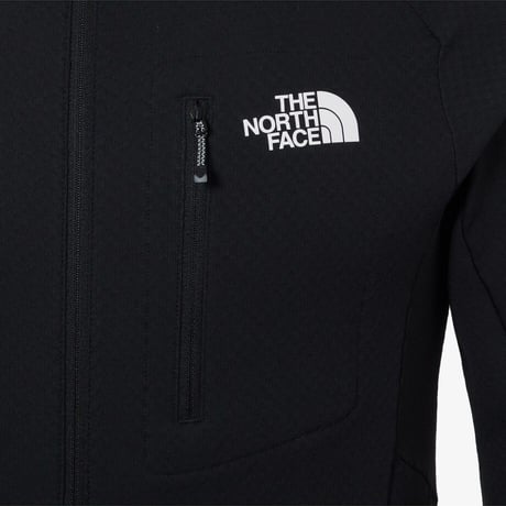 【SUMMIT SERIES】EXPEDITION GRID FLEECE FULL ZIP HOODIE BLACK NJ5JS54A