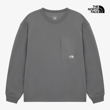 M'S DOMEY L/S R/TEE GRAY NT7TR04A