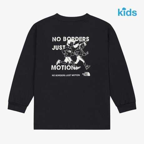 K'S KICK-DAY L/S R/TEE BLACK NT7TS55S