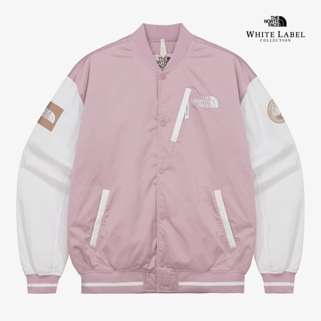PLAYER VARSITY JACKET PALE PINK NJ3NQ60L