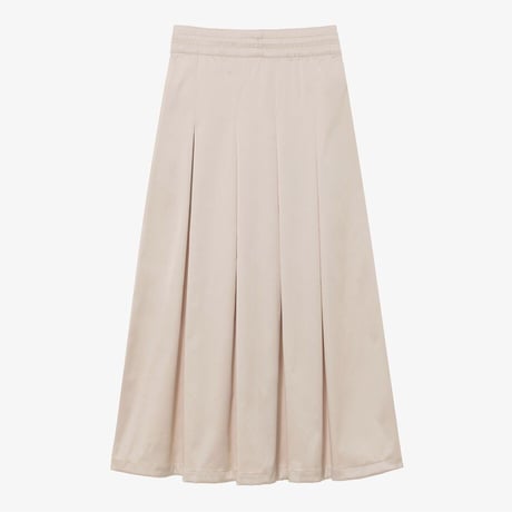 W'S SATIN FLARE SKIRT LIGHT BEIGE NK6NR31L
