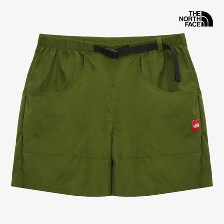 M TNF RED BOX NYLON BELTED SHORT KHAKI NS6NS28B