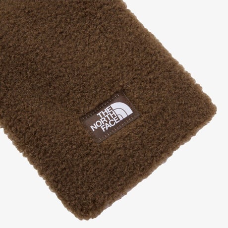 T-BALL MUFFLER FUR CHOCOLATE NA5IS58B