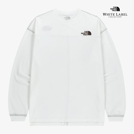 ESSENTIAL L/S R/TEE WHITE NT7TR54K