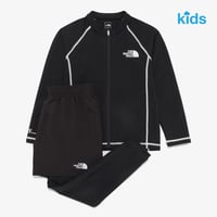 K'S SURFSIDE ZIP UP SET BLACK NJ5JR20S