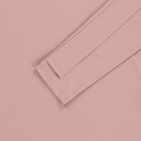 W'S STEPUP L/S R/TEE GRAYISH PINK NT7TR81L