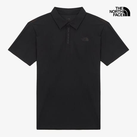 M'S ICE GREEN S/S POLO BLACK NT7PR01A