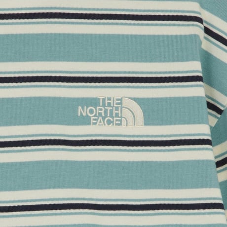 M'S EASYON STRIPE L/S R/TEE JADE NT7TR56C