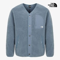 TEDDY FLEECE CARDIGAN GRAYISH BLUE NJ4FR57C
