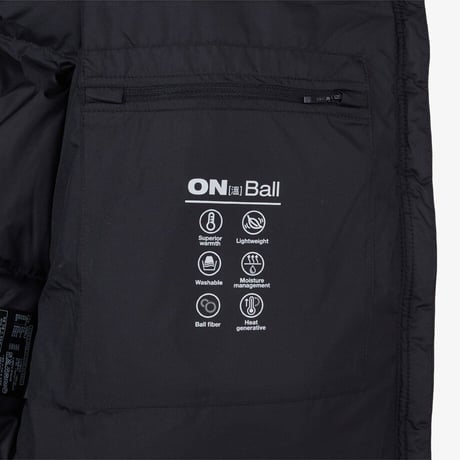 M'S NUPTSE ON JACKET BLACK NJ3NS70A