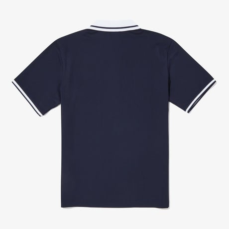 M'S ICE FIELD S/S ZIP UP POLO NAVY NT7PQ07A