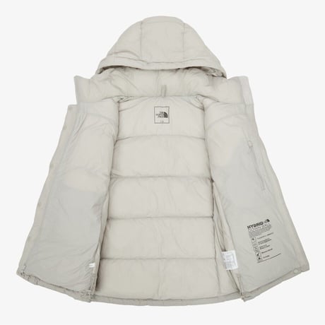 W'S CLOUD HYBRID DOWN JACKET WHITE SAND NJ1DR31C