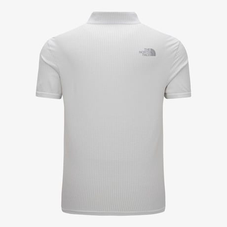M'S AIRWAVE S/S ZIP TEE LIGHT GRAY NT7KS13B