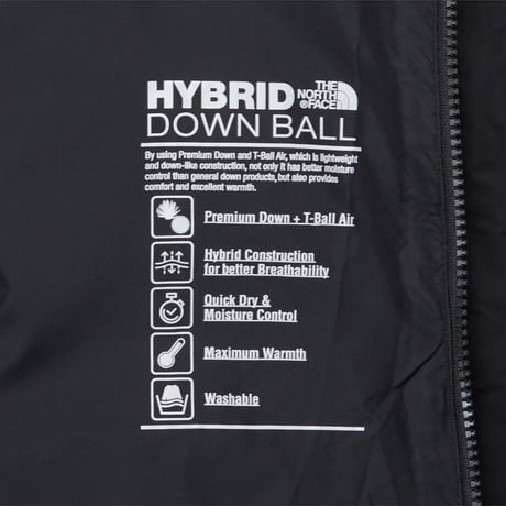 M'S MOVE LIGHT EX HYBRID DOWN COAT REAL BLACK NC1DS52B