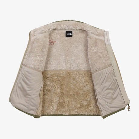 K'S CAMPOUT FLEECE JACKET LIGHT BEIGE NJ4FS51T