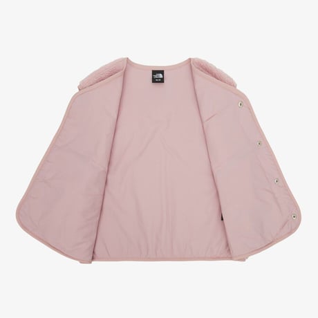 TEDDY FLEECE VEST LIGHT PINK NV4FR57D