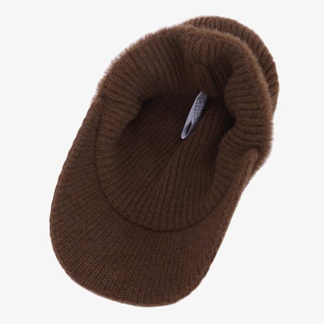 W'S WARM POMPOM CAP CHOCOLATE NE3CS56B