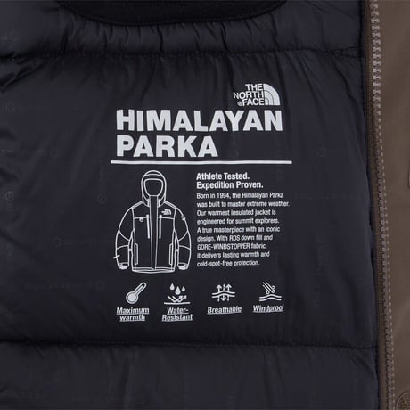 【SUMMIT SERIES】M'S HIMALAYAN PARKA (RDS) DEEP TAUPE NJ1DS99B